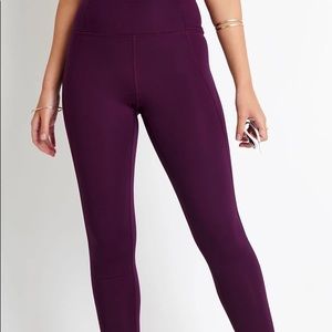 Girlfriend Collective Plum High-Rise Legging L